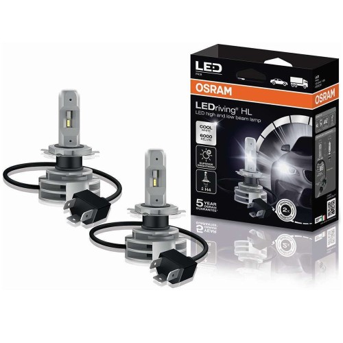 Osram Λάμπες Αυτοκινήτου LEDriving HL H4 LED 6000K Ψυχρό Λευκό 12-24V 14W 2τμχ