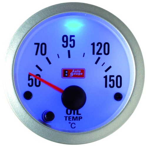 Auto Gauge Όργανο Θερμοκρασίας Λαδιού Αυτοκινήτου με 7 Χρώματα