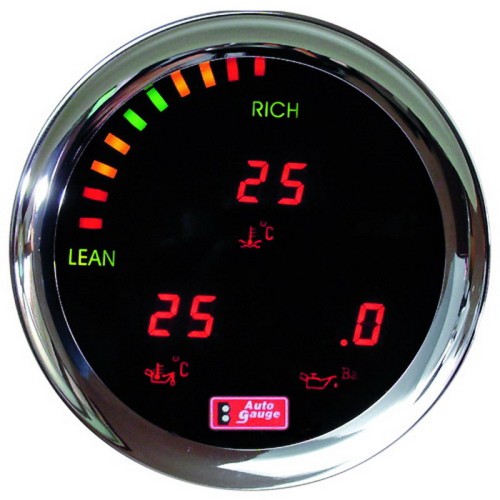 Auto Gauge Ψηφιακό Όργανο Air/Fuel Αυτοκινήτου 3 3/4"