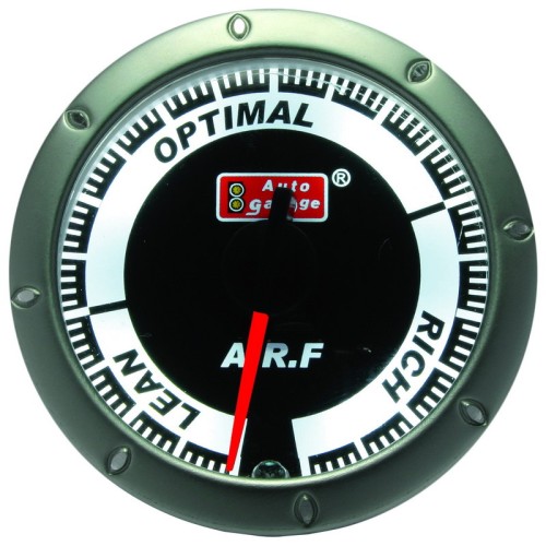 Auto Gauge Όργανο Air/Fuel Αυτοκινήτου Μαύρο