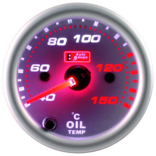 Auto Gauge Όργανο Θερμοκρασίας Λαδιού Αυτοκινήτου με Φωτιζ. Βελόνα
