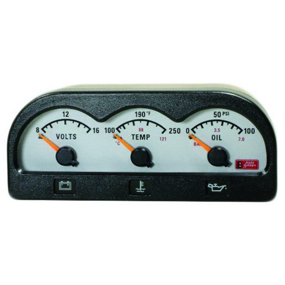 Auto Gauge Βολτόμετρο / Όργανο Θερμοκρασίας Νερού / Όργανο Πίεσης Λαδιού Αυτοκινήτου