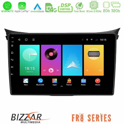 Bizzar FR8 Series Hyundai i30 2012-2017 4Core Android12 2+32GB Navigation Multimedia Tablet 9 Bizzar FR8 Series Hyundai i30 2012-2017 4Core Android12 2+32GB Navigation Multimedia Tablet 9