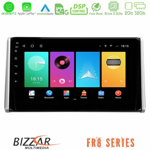 Bizzar FR8 Series Toyota RAV4 2019-2023 4Core Android12 2+32GB Navigation Multimedia Tablet 10 Bizzar FR8 Series Toyota RAV4 2019-2023 4Core Android12 2+32GB Navigation Multimedia Tablet 10