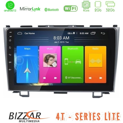 Bizzar 4T Series Honda CRV 4Core Android12 2+32GB Navigation Multimedia Tablet 9 Bizzar 4T Series Honda CRV 4Core Android12 2+32GB Navigation Multimedia Tablet 9