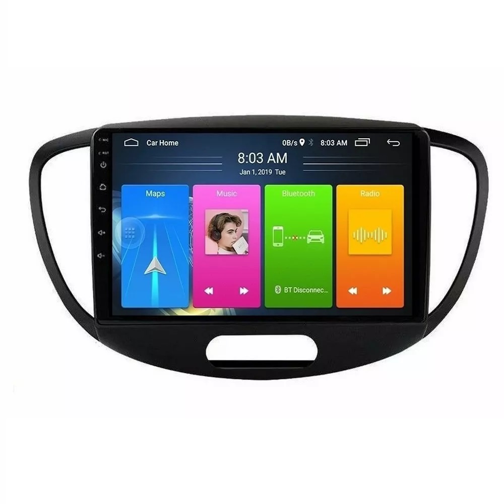 Bizzar 4T Series Hyundai i10 2008-2014 4Core Android12 2+32GB Navigation Multimedia Tablet 9