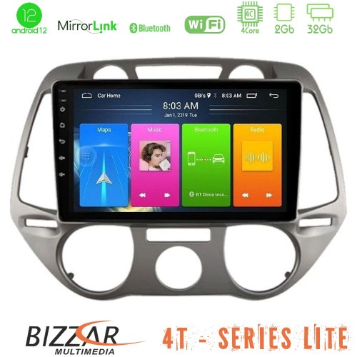 Bizzar 4T Series Hyundai i20 2009-2012 Manual A/C 4Core Android12 2+32GB Navigation Multimedia Tablet 9 Bizzar 4T Series Hyundai i20 2009-2012 Manual A/C 4Core Android12 2+32GB Navigation Multimedia Tablet 9