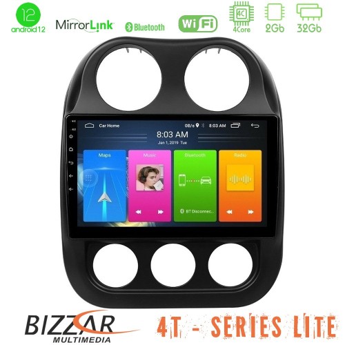 Bizzar 4T Series Jeep Compass 2012-2016 4Core Android12 2+32GB Navigation Multimedia Tablet 9 Bizzar 4T Series Jeep Compass 2012-2016 4Core Android12 2+32GB Navigation Multimedia Tablet 9