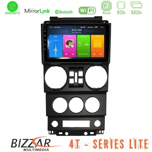 Bizzar 4T Series Jeep Wrangler 2008-2010 4Core Android12 2+32GB Navigation Multimedia Tablet 9 Bizzar 4T Series Jeep Wrangler 2008-2010 4Core Android12 2+32GB Navigation Multimedia Tablet 9