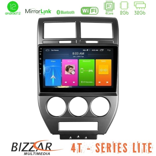 Bizzar 4T Series Jeep Compass/Patriot 2007-2008 4Core Android12 2+32GB Navigation Multimedia Tablet 10 Bizzar 4T Series Jeep Compass/Patriot 2007-2008 4Core Android12 2+32GB Navigation Multimedia Tablet 10
