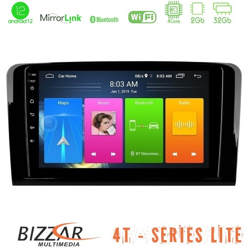 Bizzar 4T Series Mercedes ML/GL Class 4Core Android12 2+32GB Navigation Multimedia Tablet 9 Bizzar 4T Series Mercedes ML/GL Class 4Core Android12 2+32GB Navigation Multimedia Tablet 9