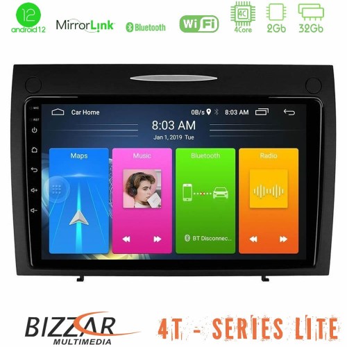 Bizzar 4T Series Mercedes SLK Class 4Core Android12 2+32GB Navigation Multimedia Tablet 9 Bizzar 4T Series Mercedes SLK Class 4Core Android12 2+32GB Navigation Multimedia Tablet 9