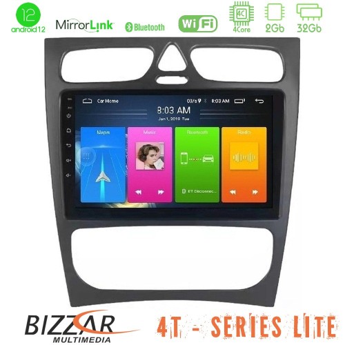 Bizzar 4T Series Mercedes C Class (W203) 4Core Android12 2+32GB Navigation Multimedia Tablet 9 Bizzar 4T Series Mercedes C Class (W203) 4Core Android12 2+32GB Navigation Multimedia Tablet 9