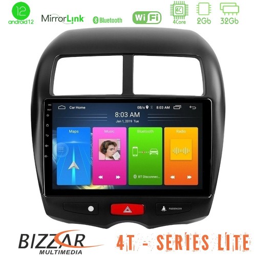 Bizzar 4T Series Mitsubishi ASX 4Core Android12 2+32GB Navigation Multimedia Tablet 10 Bizzar 4T Series Mitsubishi ASX 4Core Android12 2+32GB Navigation Multimedia Tablet 10