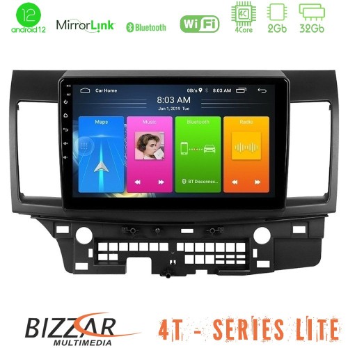 Bizzar 4T Series Mitsubishi Lancer 2008 – 2015 4Core Android12 2+32GB Navigation Multimedia Tablet 10 Bizzar 4T Series Mitsubishi Lancer 2008 – 2015 4Core Android12 2+32GB Navigation Multimedia Tablet 10