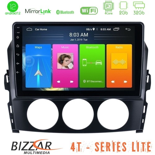 Bizzar 4T Series Mazda MX-5 2006-2008 4Core Android12 2+32GB Navigation Multimedia Tablet 9 Bizzar 4T Series Mazda MX-5 2006-2008 4Core Android12 2+32GB Navigation Multimedia Tablet 9