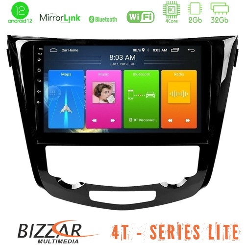 Bizzar 4T Series Nissan Qashqai J11 (AUTO A/C) 4Core Android12 2+32GB Navigation Multimedia Tablet 10 Bizzar 4T Series Nissan Qashqai J11 (AUTO A/C) 4Core Android12 2+32GB Navigation Multimedia Tablet 10