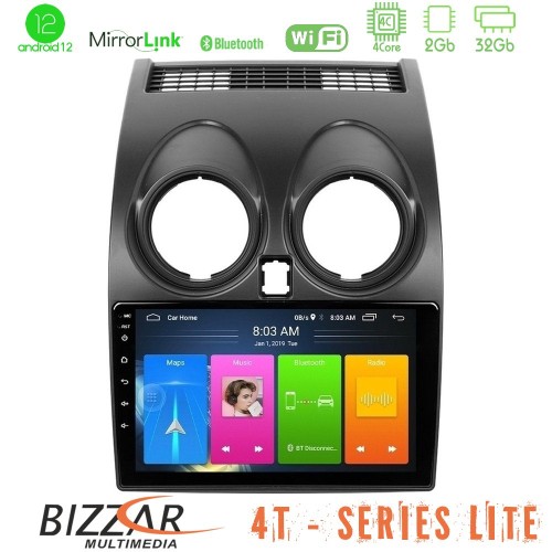 Bizzar 4T Series Nissan Qashqai J10 4Core Android12 2+32GB Navigation Multimedia Tablet 9 Bizzar 4T Series Nissan Qashqai J10 4Core Android12 2+32GB Navigation Multimedia Tablet 9