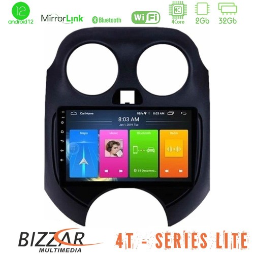 Bizzar 4T Series Nissan Micra 2011-2014 4Core Android12 2+32GB Navigation Multimedia Tablet 9 Bizzar 4T Series Nissan Micra 2011-2014 4Core Android12 2+32GB Navigation Multimedia Tablet 9