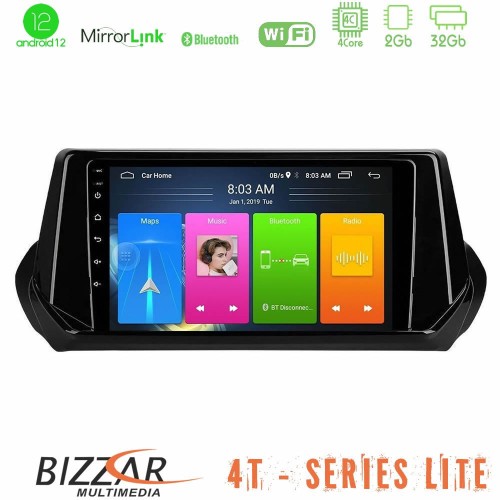 Bizzar 4T Series Peugeot 208 2019-2023 4Core Android12 2+32GB Navigation Multimedia Tablet 9 Bizzar 4T Series Peugeot 208 2019-2023 4Core Android12 2+32GB Navigation Multimedia Tablet 9
