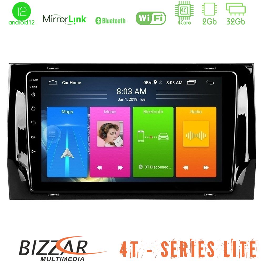 Bizzar 4T Series Skoda Kodiaq 2017-&gt; 4Core Android12 2+32GB Navigation Multimedia Tablet 10