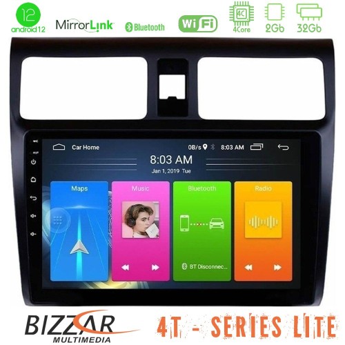 Bizzar 4T Series Suzuki Swift 2005-2010 4Core Android12 2+32GB Navigation Multimedia Tablet 10 Bizzar 4T Series Suzuki Swift 2005-2010 4Core Android12 2+32GB Navigation Multimedia Tablet 10
