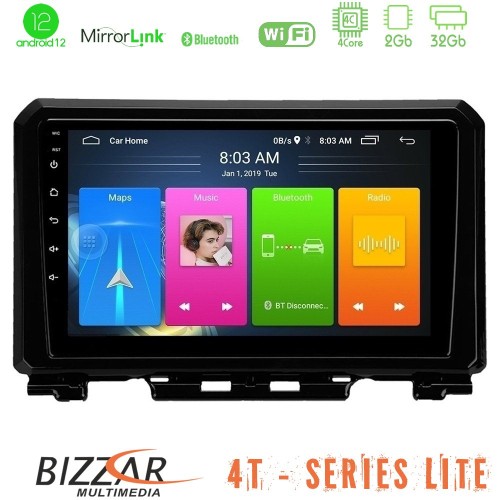 Bizzar 4T Series Suzuki Jimny 2018-2022 4Core Android12 2+32GB Navigation Multimedia Tablet 9 Bizzar 4T Series Suzuki Jimny 2018-2022 4Core Android12 2+32GB Navigation Multimedia Tablet 9