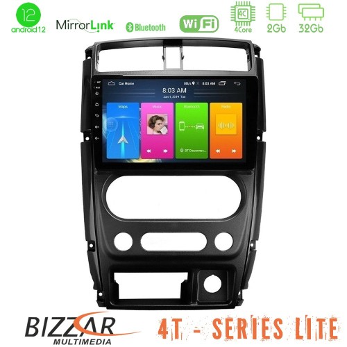 Bizzar 4T Series Suzuki Jimny 2007-2017 4Core Android12 2+32GB Navigation Multimedia Tablet 9 Bizzar 4T Series Suzuki Jimny 2007-2017 4Core Android12 2+32GB Navigation Multimedia Tablet 9