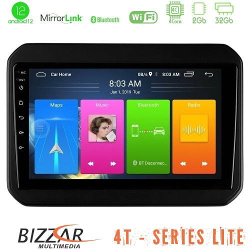 Bizzar 4T Series Suzuki Ignis 4Core Android12 2+32GB Navigation Multimedia Tablet 9 Bizzar 4T Series Suzuki Ignis 4Core Android12 2+32GB Navigation Multimedia Tablet 9