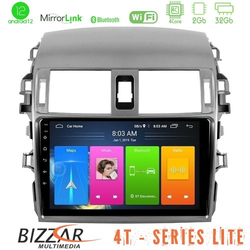 Bizzar 4T Series Toyota Corolla 2008-2010 4Core Android12 2+32GB Navigation Multimedia Tablet 9 Bizzar 4T Series Toyota Corolla 2008-2010 4Core Android12 2+32GB Navigation Multimedia Tablet 9