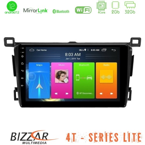 Bizzar 4T Series Toyota RAV4 2013-2018 4Core Android12 2+32GB Navigation Multimedia Tablet 9 Bizzar 4T Series Toyota RAV4 2013-2018 4Core Android12 2+32GB Navigation Multimedia Tablet 9