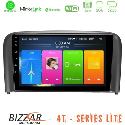 Bizzar 4T Series Volvo S80 1998-2006 4Core Android12 2+32GB Navigation Multimedia Tablet 9 Bizzar 4T Series Volvo S80 1998-2006 4Core Android12 2+32GB Navigation Multimedia Tablet 9