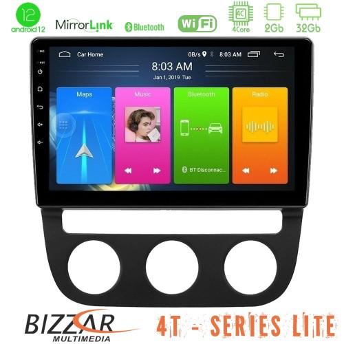 Bizzar 4T Series VW Jetta 4Core Android12 2+32GB Navigation Multimedia Tablet 10