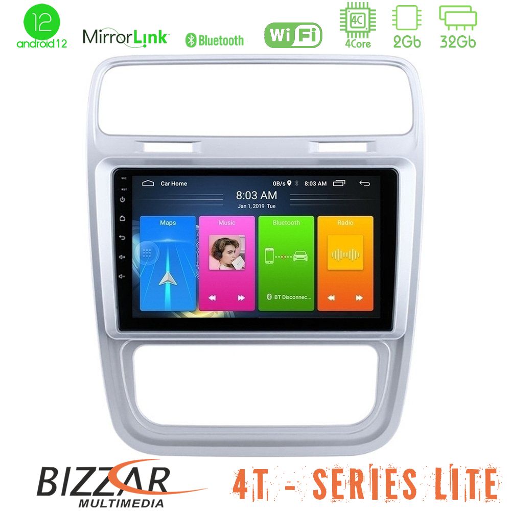 Bizzar 4T Series VW Scirocco 2008 – 2014 4Core Android12 2+32GB Navigation Multimedia Tablet 9 U-LVB-VW057N