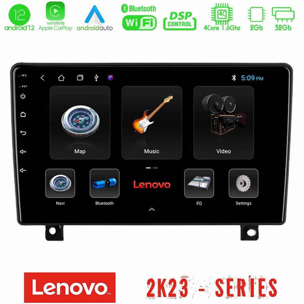 Lenovo Car Pad Mazda RX8 2008-2012 4Core Android12 2+32GB Navigation Multimedia Tablet 9