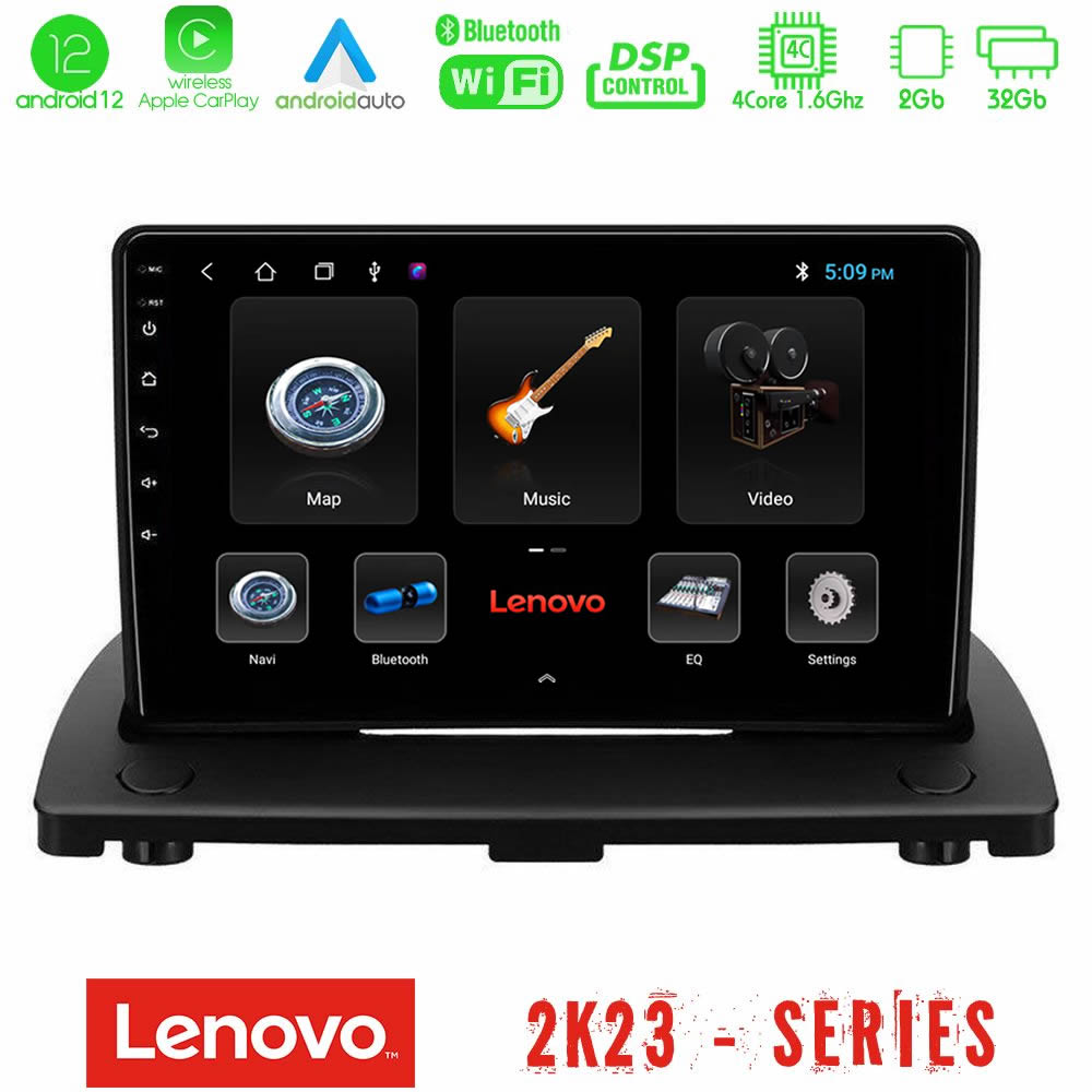 Lenovo Car Pad Volvo XC90 2006-2014 4Core Android12 2+32GB Navigation Multimedia Tablet 9