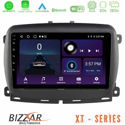 Bizzar XT Series Fiat 500 2016> 4Core Android12 2+32GB Navigation Multimedia Tablet 9