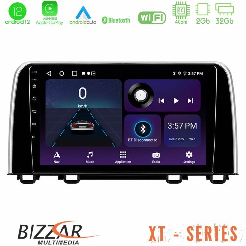Bizzar XT Series Honda CR-V 2019> 4Core Android12 2+32GB Navigation Multimedia Tablet 10
