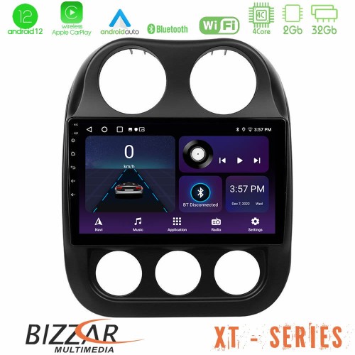Bizzar XT Series Jeep Compass 2012-2016 4Core Android12 2+32GB Navigation Multimedia Tablet 9 Bizzar XT Series Jeep Compass 2012-2016 4Core Android12 2+32GB Navigation Multimedia Tablet 9