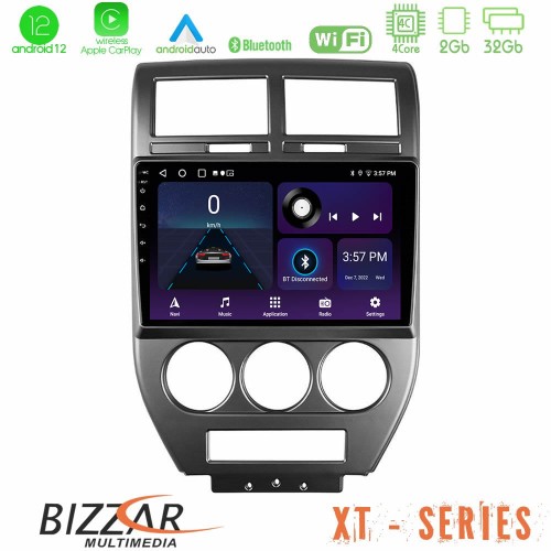 Bizzar XT Series Jeep Compass/Patriot 2007-2008 4Core Android12 2+32GB Navigation Multimedia Tablet 10 Bizzar XT Series Jeep Compass/Patriot 2007-2008 4Core Android12 2+32GB Navigation Multimedia Tablet 10