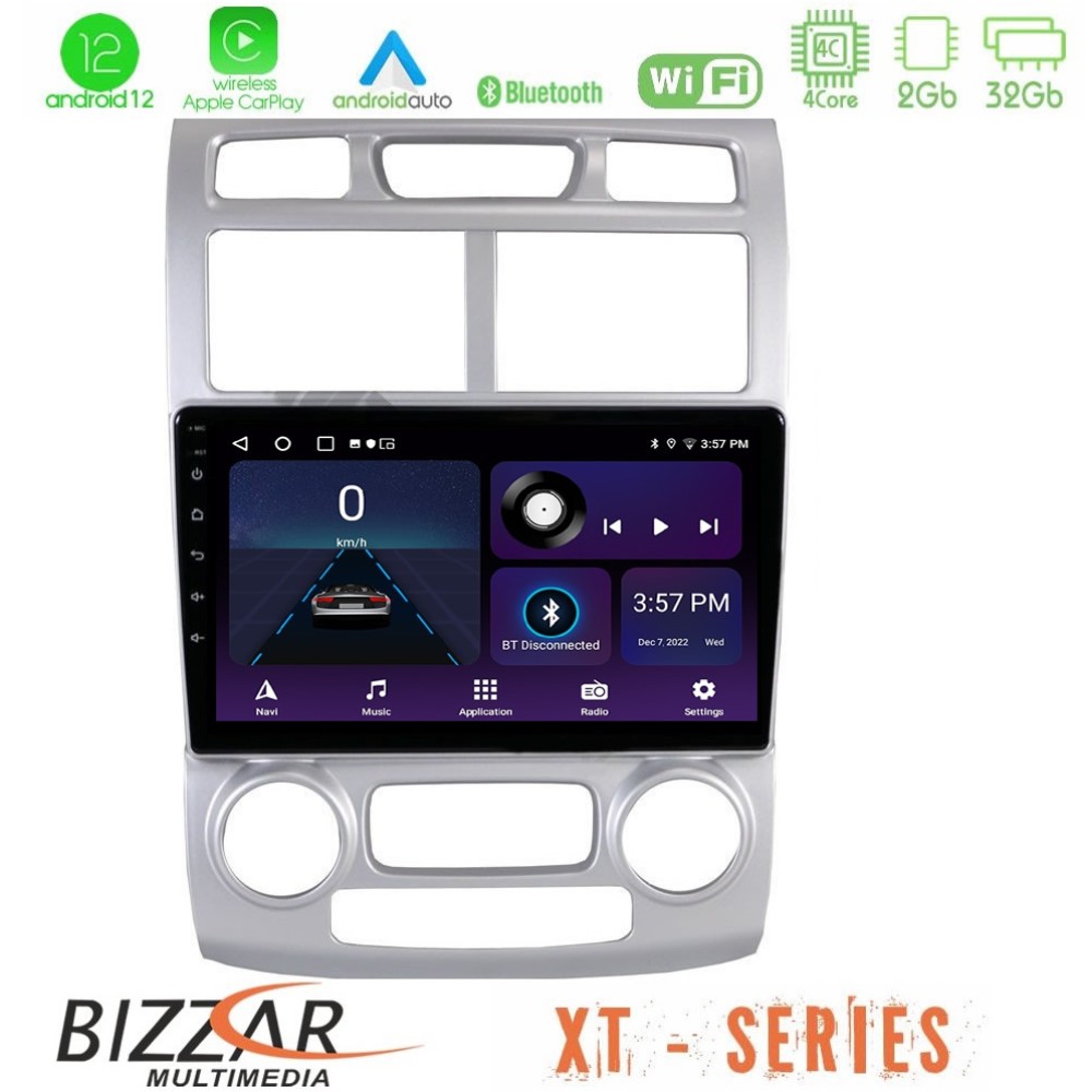 Bizzar XT Series Kia Sportage 2005-2010 4Core Android12 2+32GB Navigation Multimedia Tablet 9″