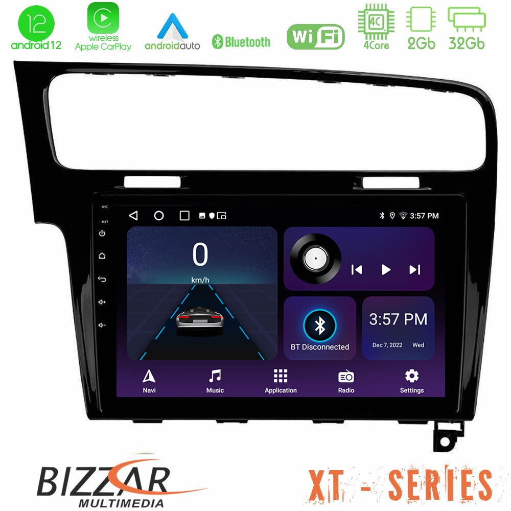 Bizzar XT Series VW GOLF 7 4Core Android12 2+32GB Navigation Multimedia Tablet 10 U-XT-VW0003PB