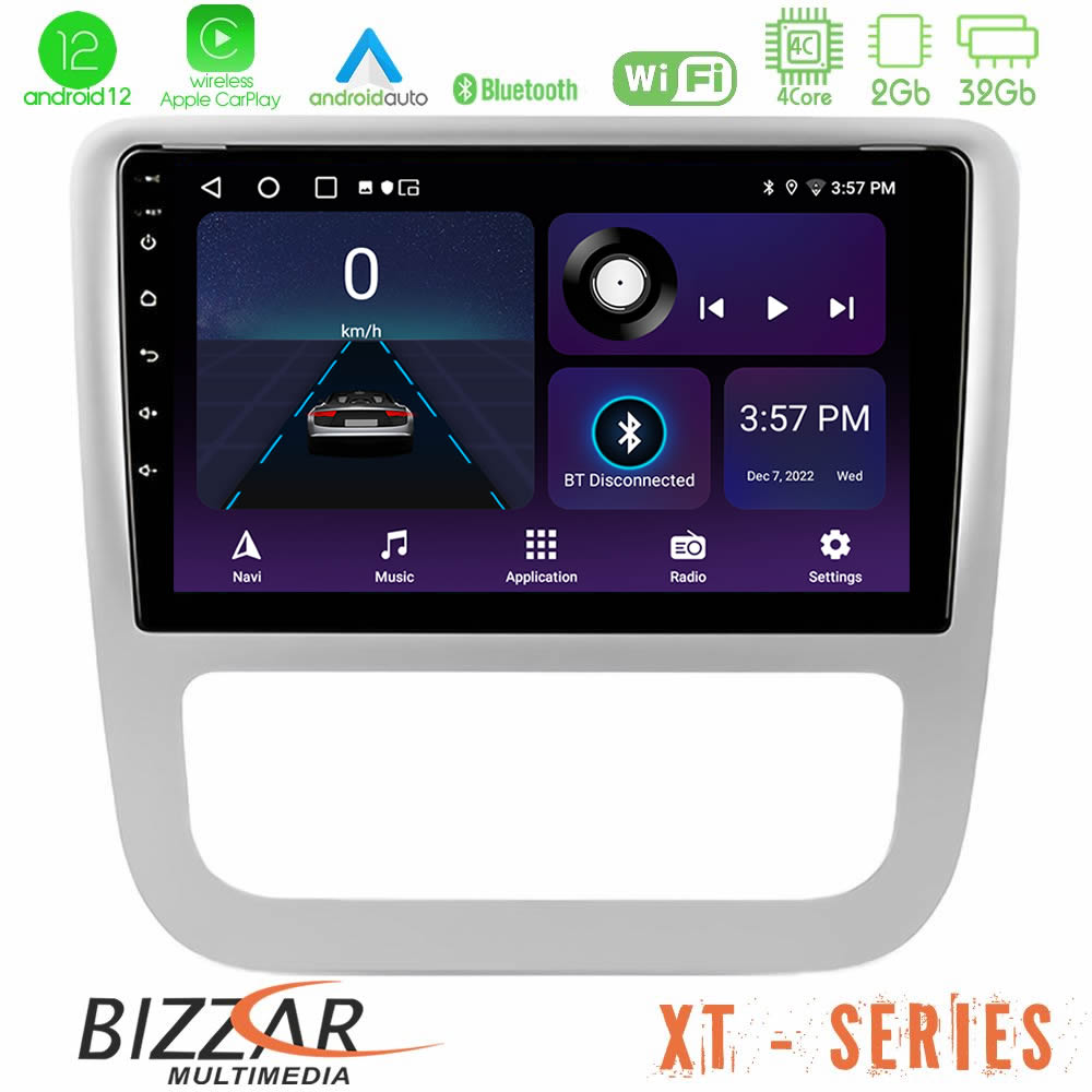 Bizzar XT Series VW Scirocco 2008-2014 4Core Android12 2+32GB Navigation Multimedia Tablet 9 U-XT-VW0057SL