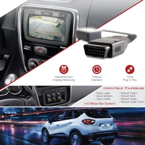 Ενεργοποίηση Κάμερα Οπισθοπορείας για Renault Captur & Dacia Duster Ενεργοποίηση Κάμερα Οπισθοπορείας για Renault Captur & Dacia Duster