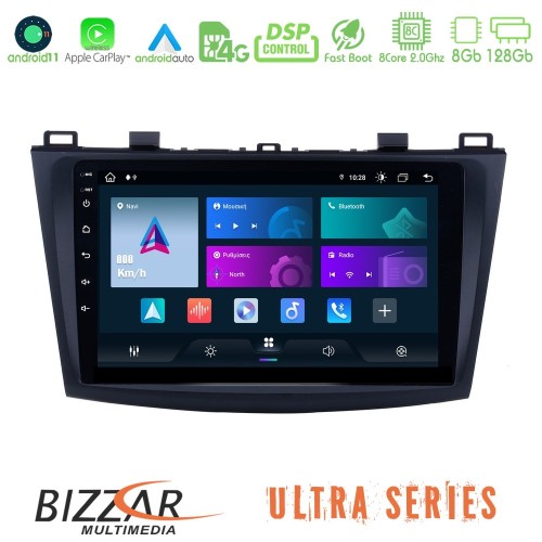 Bizzar Ultra Series Mazda 3 2009-2014 8core Android11 8+128GB Navigation Multimedia Tablet 9 Bizzar Ultra Series Mazda 3 2009-2014 8core Android11 8+128GB Navigation Multimedia Tablet 9