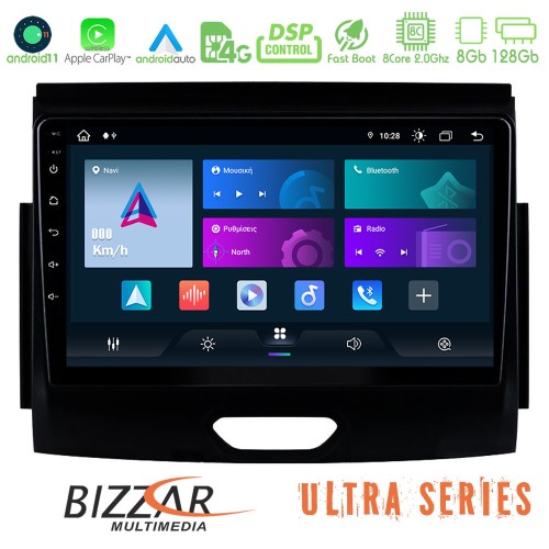 Bizzar Ultra Series Ford Ranger 2017-2022 8core Android 11 8+128GB Navigation Multimedia Tablet 9″ Bizzar Ultra Series Ford Ranger 2017-2022 8core Android 11 8+128GB Navigation Multimedia Tablet 9″