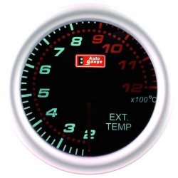 Auto Gauge Όργανο Θερμοκρασίας Turbo 200/1200