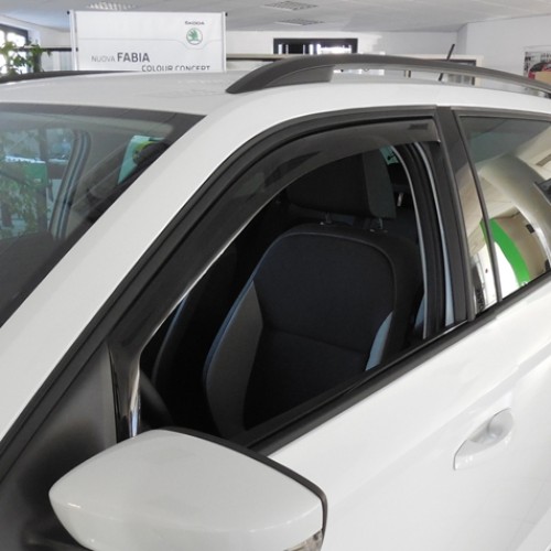 Σετ 2 Ανεμοθραύστες Skoda Fabia Sw 2015-2021 5Πορτο (Εμπρός) Σετ 2 Ανεμοθραύστες Skoda Fabia Sw 2015-2021 5Πορτο (Εμπρός)
