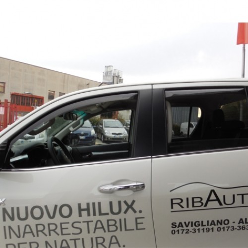 Σετ 4 Ανεμοθραύστες Toyota Hilux 2016> 4Πορτο (Εμπρός-Πίσω) Σετ 4 Ανεμοθραύστες Toyota Hilux 2016> 4Πορτο (Εμπρός-Πίσω)