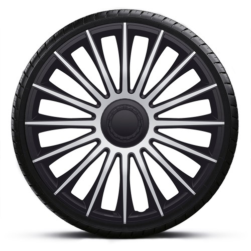 Universal Τάσια Τροχών 13 Austin Silver Black (4Τεμ) J-tec